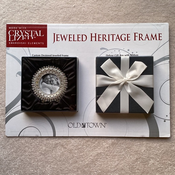 New Old Town Heritage Frame and Gift Box Set Crystalized with Swarovski Elements - Picture 1 of 8